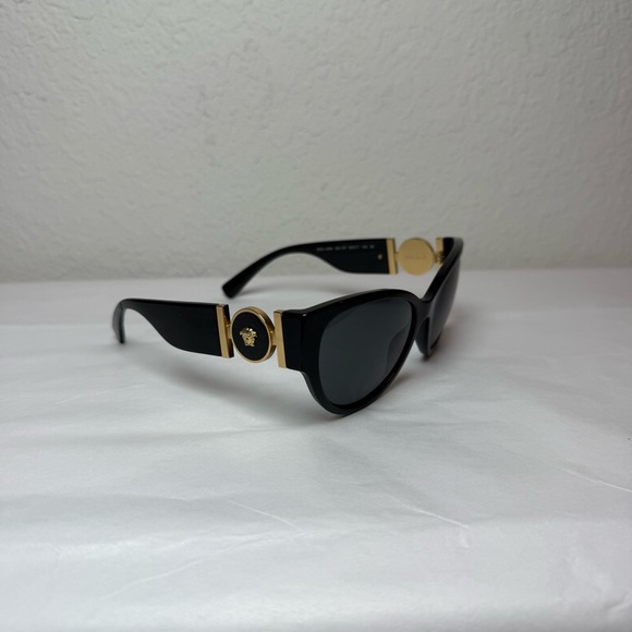 Versace Accessories - Versace Woman Sunglasses Black Frame, Dark Grey Lenses, 56MM *Authentic *